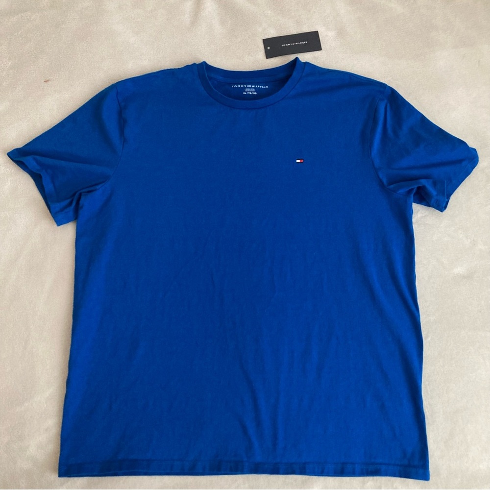TH blue t-shirt